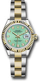 Rolex - Datejust Lady 28 - Stainless Steel and Yellow Gold - Fluted Bezel