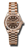 Rolex - Datejust Lady 28 Everose Gold - Fluted Bezel - Watch Brands Direct
 - 4