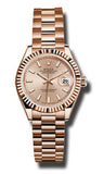Rolex - Datejust Lady 28 Everose Gold - Fluted Bezel - Watch Brands Direct
 - 6