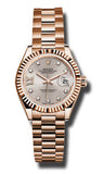 Rolex - Datejust Lady 28 Everose Gold - Fluted Bezel - Watch Brands Direct
 - 8