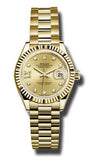 Rolex - Datejust Lady 28 Yellow Gold - Fluted Bezel - Watch Brands Direct
 - 5