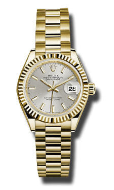 Rolex - Datejust Lady 28 Yellow Gold - Fluted Bezel - Watch Brands Direct
 - 1