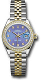 Rolex - Datejust Lady 28 - Stainless Steel and Yellow Gold - Diamond Bezel