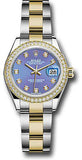 Rolex - Datejust Lady 28 - Stainless Steel and Yellow Gold - Diamond Bezel