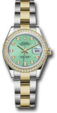 Rolex - Datejust Lady 28 - Stainless Steel and Yellow Gold - Diamond Bezel