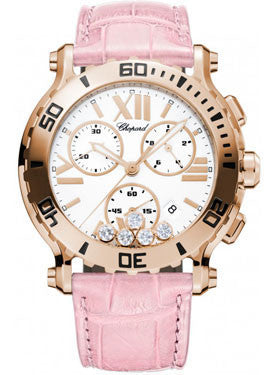 Chopard,Chopard - Happy Sport - Chrono - Rose Gold - Watch Brands Direct