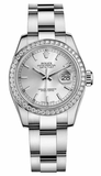 Rolex,Rolex - Datejust Lady - Steel 46 Diamond Bezel - Watch Brands Direct