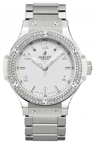 Hublot,Hublot - Big Bang 38mm Stainless Steel White - Watch Brands Direct