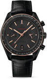 Omega,Omega - Speedmaster Moonwatch Co-Axial Chronograph 44.25 mm - Black Ceramic - Watch Brands Direct