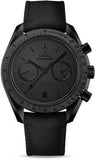 Omega,Omega - Speedmaster Moonwatch Co-Axial Chronograph 44.25 mm - Black Ceramic - Watch Brands Direct