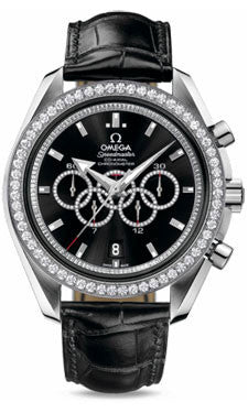 Omega,Omega - Speedmaster Olympic Collection Timeless 44.25 mm - White Gold - Watch Brands Direct