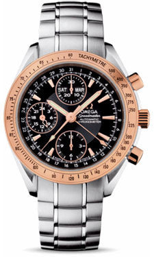 Omega,Omega - Speedmaster Day-Date - Stainless Steel and Red Gold - Watch Brands Direct