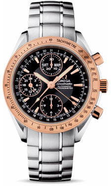 Omega,Omega - Speedmaster Day-Date - Stainless Steel and Red Gold - Watch Brands Direct