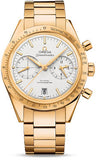 Omega,Omega - Speedmaster 57 Omega Co-Axial Chronograph 41.5 mm - Yellow Gold - Watch Brands Direct