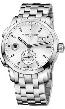Ulysse Nardin,Ulysse Nardin - Dual Time Manufacture - Stainless Steel - Bracelet - Watch Brands Direct