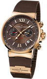Ulysse Nardin,Ulysse Nardin - Marine Diver Chronograph 41mm - Rose Gold - Watch Brands Direct