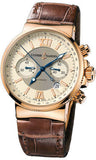 Ulysse Nardin,Ulysse Nardin - Marine Diver Chronograph 41mm - Rose Gold - Watch Brands Direct