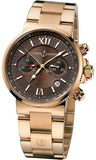 Ulysse Nardin,Ulysse Nardin - Marine Diver Chronograph 41mm - Rose Gold - Watch Brands Direct