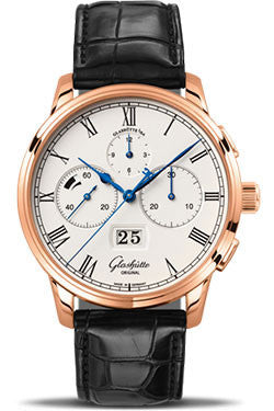 Glashutte Original,Glashutte Original - Art and Technik - Senator Chronograph Panorama Date - Watch Brands Direct
