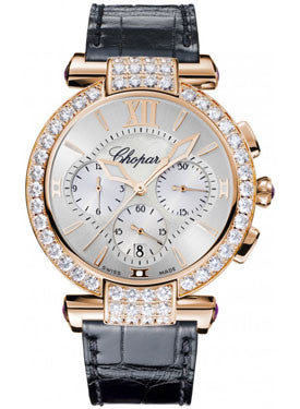 Chopard,Chopard - Imperiale - Chronograph - Rose Gold - Diamond Bezel - Watch Brands Direct