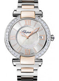 Chopard,Chopard - Imperiale - Automatic 40mm - Stainless Steel and Rose Gold - Diamond Bezel - Watch Brands Direct