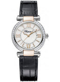 Chopard,Chopard - Imperiale - Quartz 28mm - Stainless Steel and Rose Gold - Diamond Bezel - Watch Brands Direct