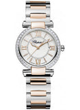 Chopard,Chopard - Imperiale - Quartz 28mm - Stainless Steel and Rose Gold - Diamond Bezel - Watch Brands Direct