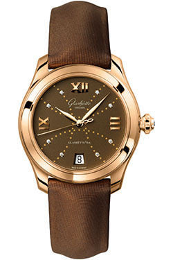 Glashutte Original,Glashutte Original - Ladies Collection - Serenade - Rose Gold - Brown - Watch Brands Direct