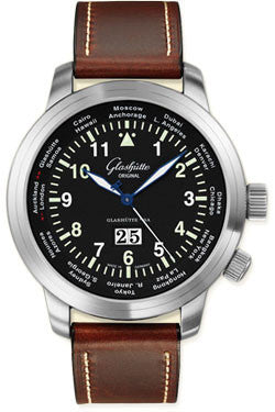 Glashutte Original,Glashutte Original - 20th Century Vintage - Senator Navigator Worldview - Watch Brands Direct
