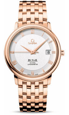 Omega,Omega - De Ville Prestige Co-Axial 36.5 mm - Red Gold - Watch Brands Direct