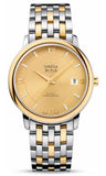 Omega,Omega - De Ville Prestige Co-Axial 36.8 mm - Steel And Yellow Gold - Watch Brands Direct