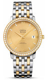 Omega,Omega - De Ville Prestige Co-Axial 36.8 mm - Steel And Yellow Gold - Watch Brands Direct