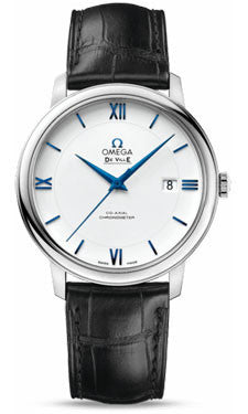 Omega,Omega - De Ville Prestige Co-Axial 39.5 mm - White Gold - Watch Brands Direct