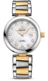 Omega,Omega - De Ville Ladymatic Co-Axial 34 mm - Steel and Yellow Gold - Watch Brands Direct