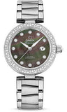 Omega,Omega - De Ville Ladymatic 34 mm - Stainless Steel on Bracelet - Diamond Bezel - Watch Brands Direct