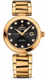 Omega,Omega - De Ville Ladymatic Co-Axial 34 mm - Yellow Gold - Watch Brands Direct