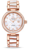 Omega,Omega - De Ville Ladymatic Co-Axial 34 mm - Sedna Gold - Watch Brands Direct