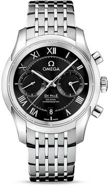 Omega,Omega - De Ville Co-Axial Chronograph 42 mm - Stainless Steel - Watch Brands Direct