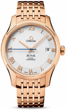 Omega,Omega - De Ville Co-Axial 41 mm - Red Gold - Watch Brands Direct