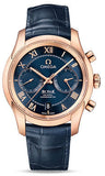 Omega,Omega - De Ville Co-Axial Chronograph 42 mm - Red Gold - Watch Brands Direct