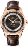 Omega,Omega - De Ville Hour Vision Co-Axial Annual Calendar 41 mm - Red Gold - Watch Brands Direct