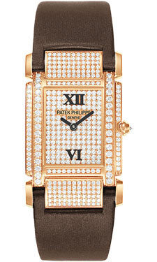 Patek Philippe,Patek Philippe - Twenty-4 Medium - Rose Gold - Diamond Case - Watch Brands Direct
