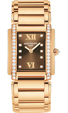 Patek Philippe,Patek Philippe - Twenty-4 Medium - Rose Gold - Bracelet - Watch Brands Direct