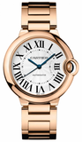 Cartier,Cartier - Ballon Bleu 36mm - Pink Gold - Watch Brands Direct