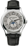 Patek Philippe,Patek Philippe - Complications Annual Calendar - White Gold - Leather - 40mm - Watch Brands Direct