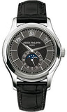 Patek Philippe,Patek Philippe - Complications Annual Calendar - White Gold - Leather - 40mm - Watch Brands Direct