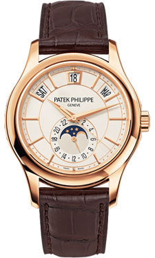 Patek Philippe,Patek Philippe - Complications Annual Calendar - Rose Gold - Leather - 40mm - Watch Brands Direct