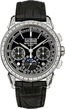 Patek Philippe,Patek Philippe - Grand Complications Perpetual Calendar Moonphase Chronograph - Diamond Bezel - Watch Brands Direct