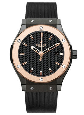 Hublot,Hublot - Classic Fusion 38mm Ceramic And Red Gold - Watch Brands Direct