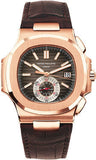 Patek Philippe,Patek Philippe - Nautilus Mens - Rose Gold - 40.5 mm - Watch Brands Direct